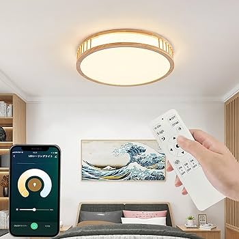 Amazon.co.jp : Kakimes シーリングライト 和室 10-14畳 無階段